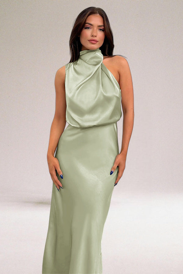 ELARA - Elegant Satin Evening Dress