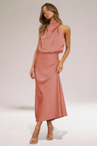 ELARA - Elegant Satin Evening Dress