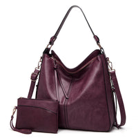 Hannah | Leather Hobo Shoulder Bag with Anti-Theft Protection