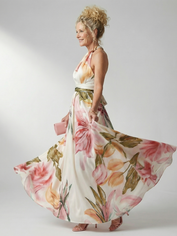 Amiel | Lightweight Floral Maxi Dress