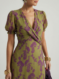 Violet & Grace | Relaxed Floral Midi Dress