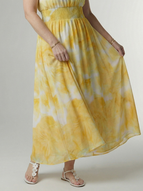 Sylin | Halter Midi Dress with Ruching