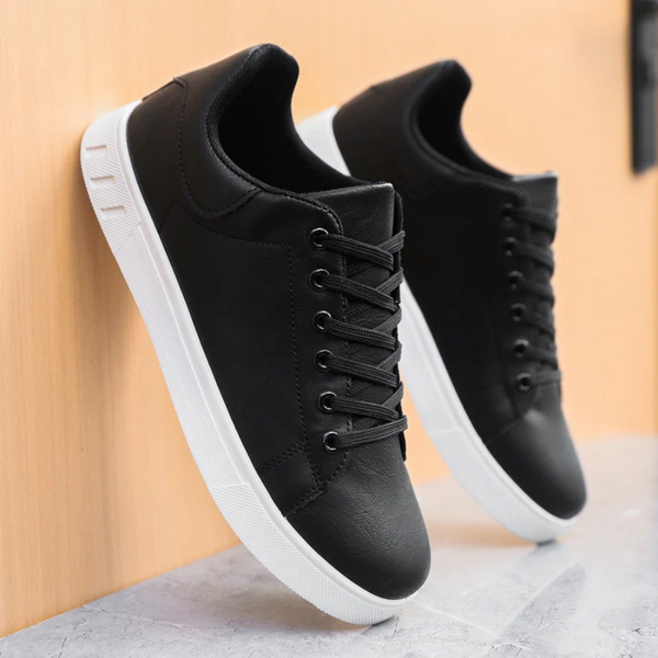 Ανδρικά sneakers Calvin σε καφέ, ολόσωμη εμφάνιση