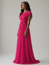 Violet & Grace | Pleated Evening Dress