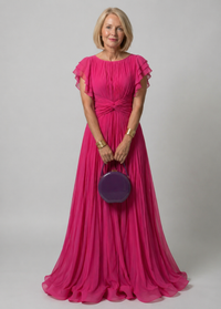Violet & Grace | Pleated Evening Dress