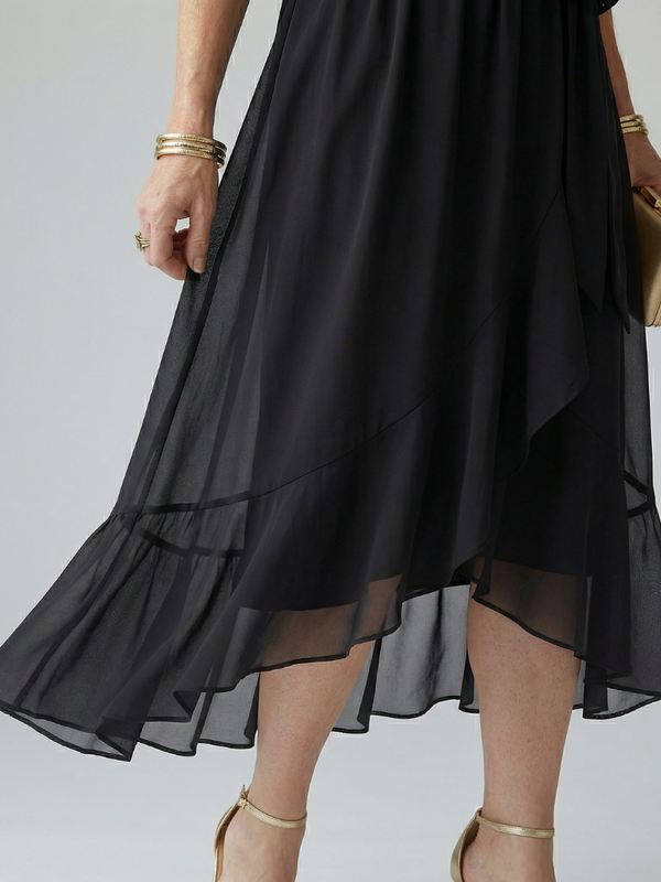 Elric | Lightweight Draped Midi Dress