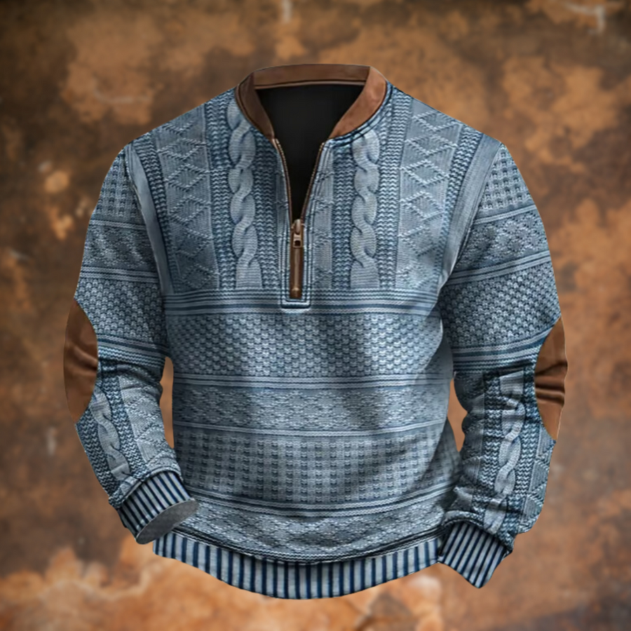 Chris® · Knit Sweater with Zipper Detail
