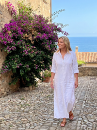 Veronica | Maxi Dress with Long Sleeves and Relaxed Silhouette