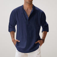 Γκρι εκδοχή του henley πουκαμίσου Blake
