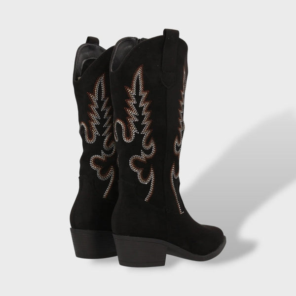 Women's Elegant Suede Cowboy Boots