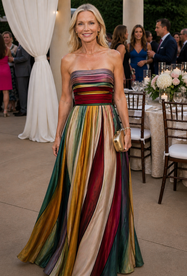 Violet & Grace | Effortless Strapless A-Line Dress