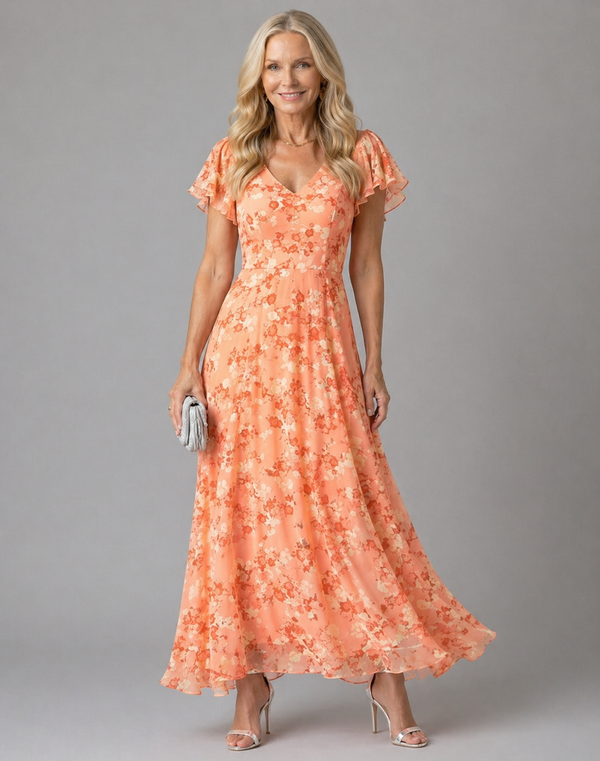 Violet & Grace | Glamorous Dress with Flattering Tummy Coverage