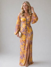 Violet & Grace | Elegant Dress with V Neckline