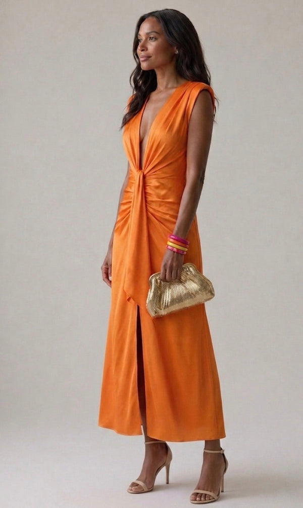 Violet & Grace | Elegant Pleated Dress