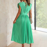 Violet & Grace | Timeless Pleated Midi Dress