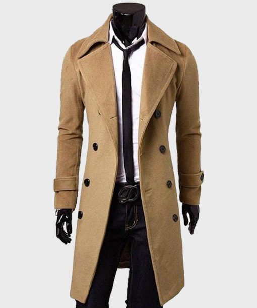 Laurent Monaco | Double-Breasted Wool Coat