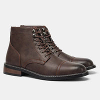Μπότες Derby Ralph, πλάγια όψη με κορδόνια