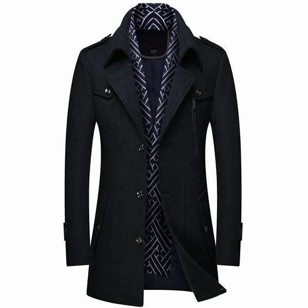 Laurent Monaco | Winter Wool Coat