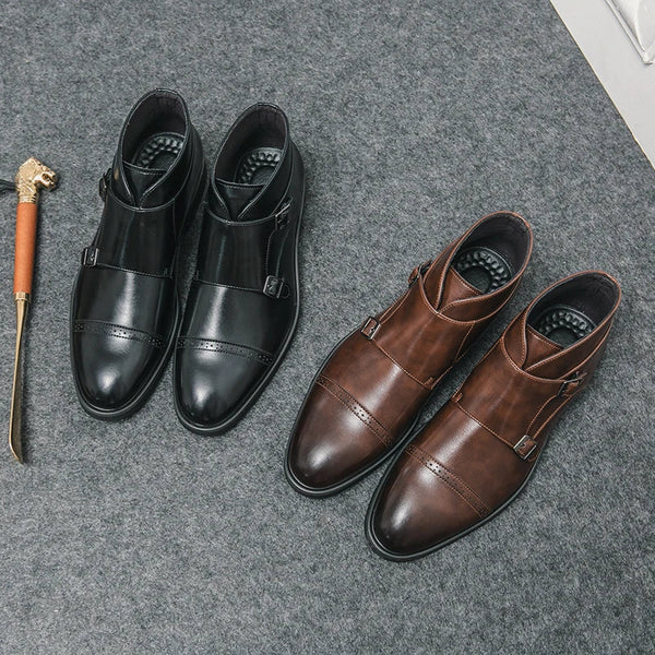 Μπότες monk strap Darell, πίσω όψη
