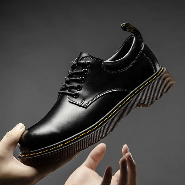 Μπότες Oxford Onyx, πλάγια όψη με κορδόνια