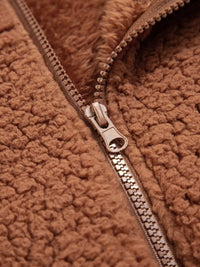 Aileen | Oversized Teddy Zip-Up Jacket for Women
