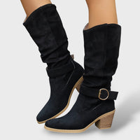 Women's Suede Cowboy Boots