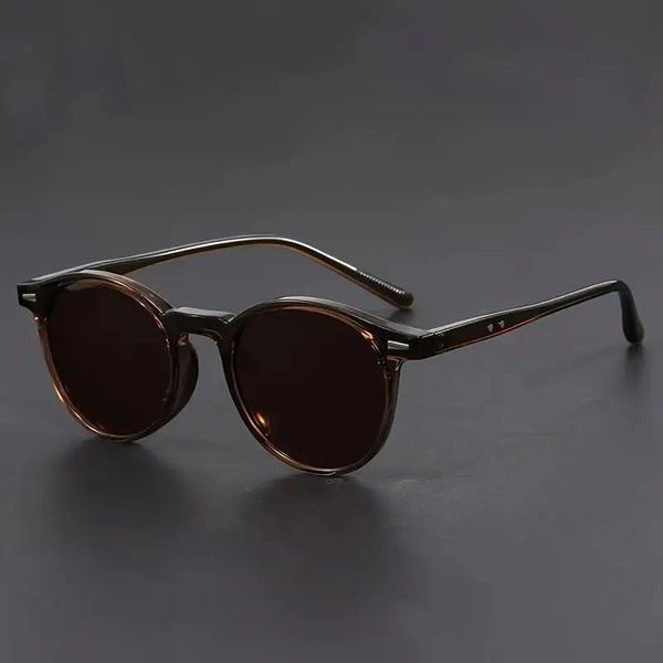 Retro Sunglasses with Lightweight Round Frame