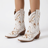 Knee-High Embroidered Cowboy Boots