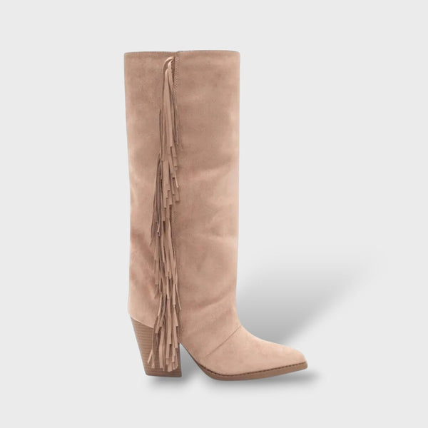 Women's Fringe High-Heel Cowboy Boots