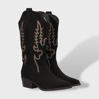 Women's Elegant Suede Cowboy Boots