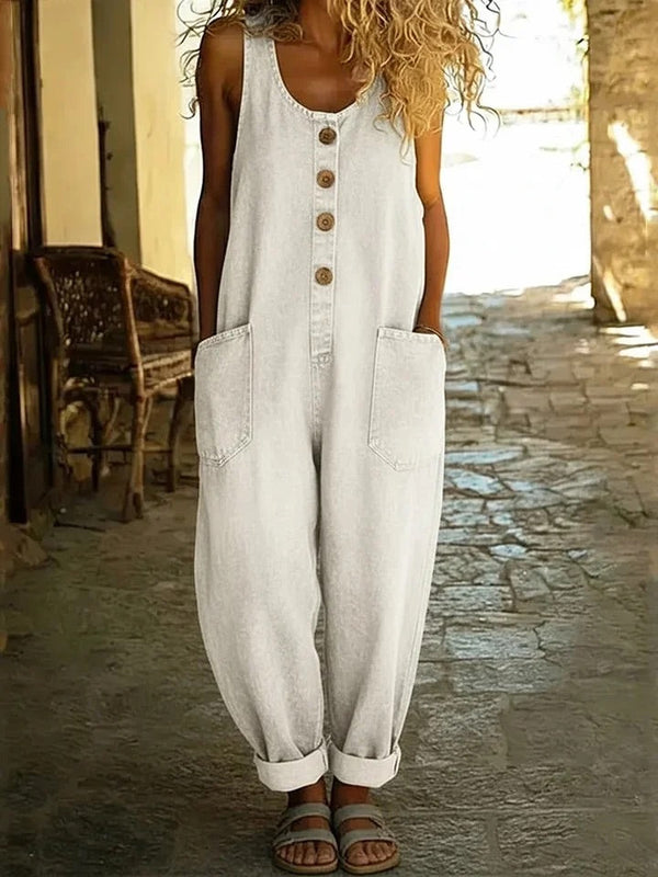 Vintage βαμβακερό τζιν Ruth, λεπτομέρεια στο πάνω μέρος
