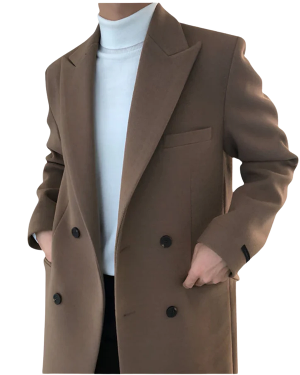 Laurent Monaco | Elegant Double-Breasted Coat