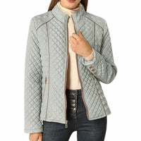 Zola | Quilted Jacket with Stand Collar for Women