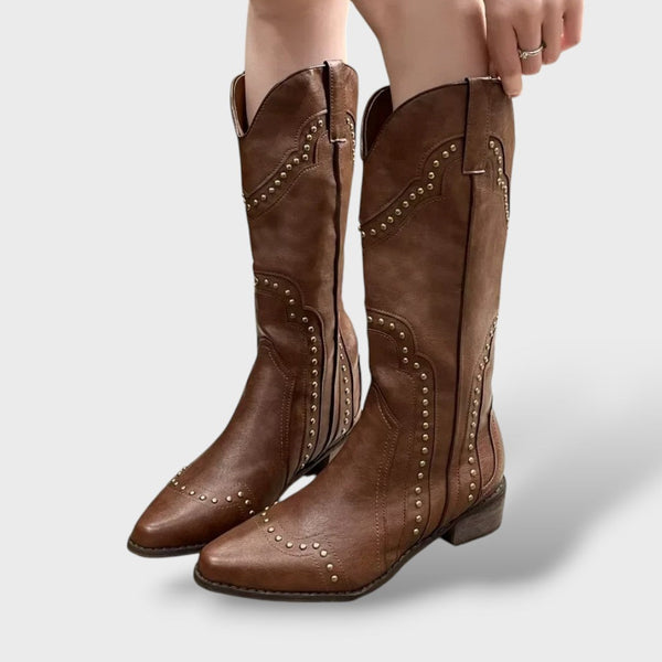 Women's Mid-Heel Cowboy Boots