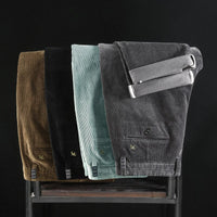 Jacob | Medium-Waist Corduroy Pants