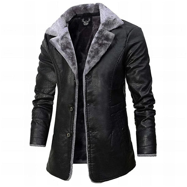 Laurent Monaco | Elegant Casual Leather Jacket