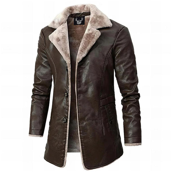 Laurent Monaco | Elegant Casual Leather Jacket