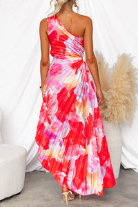 Violet & Grace | Pleated One-Shoulder Dress