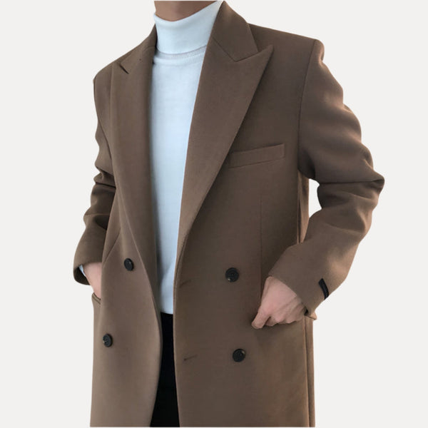 Laurent Monaco | Elegant Double-Breasted Coat