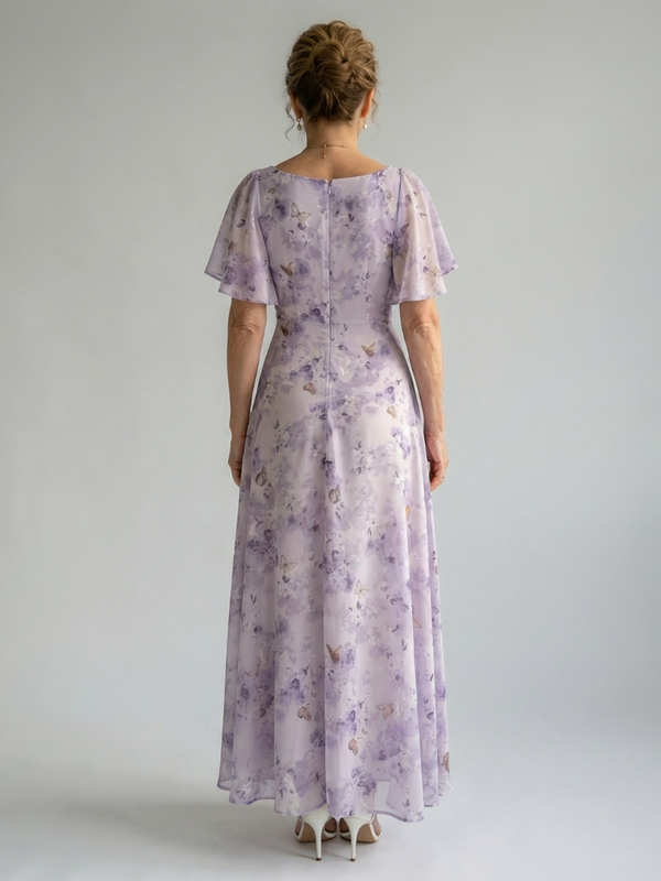 Vaelis | Midi Dress with Light Sleeves