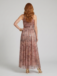 Imogen | Sleeveless Midi Dress with Textured Finish