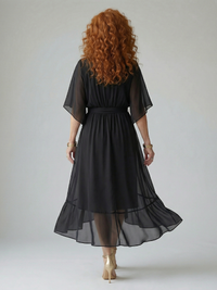 Elric | Lightweight Draped Midi Dress