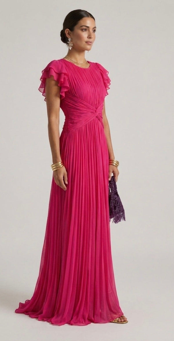 Violet & Grace | Pleated Evening Dress