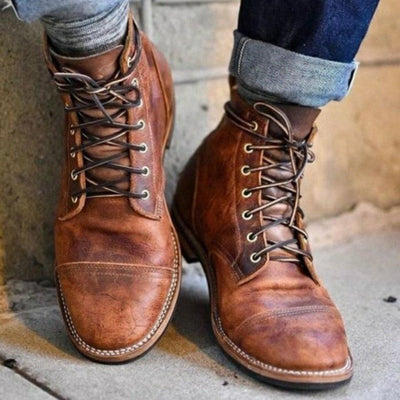 Julián | Classic Men's Leather Lace-Up Boots