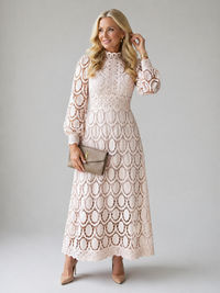 Violet & Grace | Lace Midi Dress