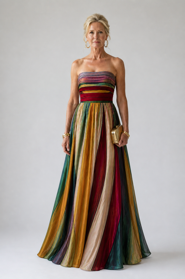 Violet & Grace | Effortless Strapless A-Line Dress
