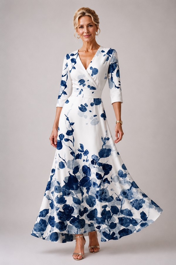 Ysa | Chic Dress with Floral Pattern
