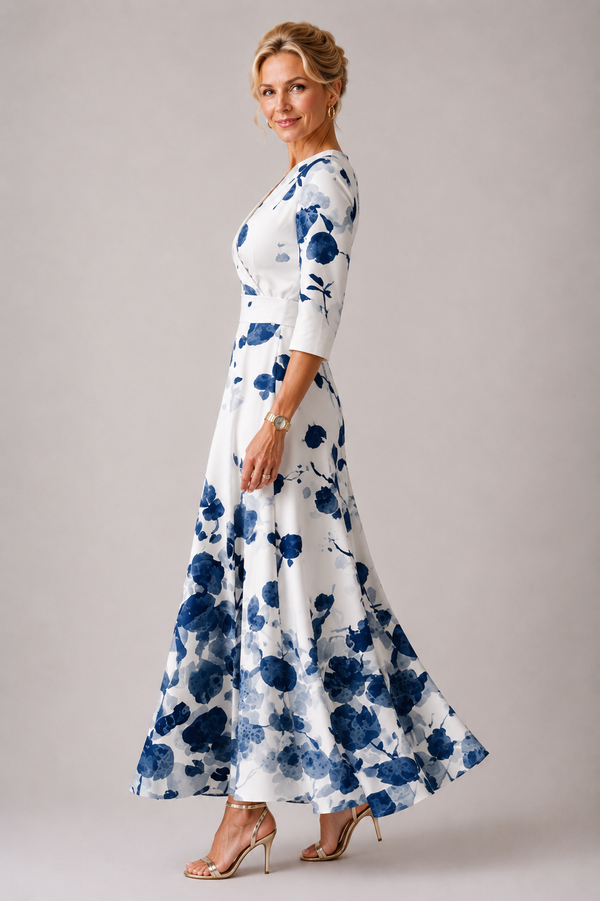 Ysa | Chic Dress with Floral Pattern