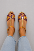 Viviana | Multicolor Sandals with Ankle Strap