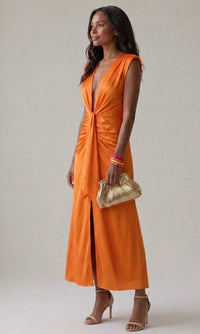 Violet & Grace | Elegant Pleated Dress